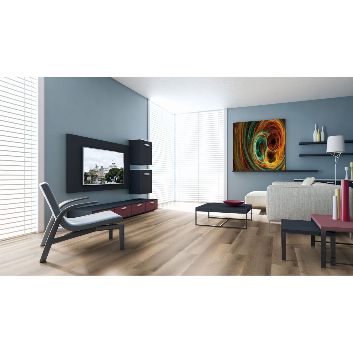 Specht Vinylboden SPC Deluxe Sylt 152,4 x 22,8 cm Bild 4