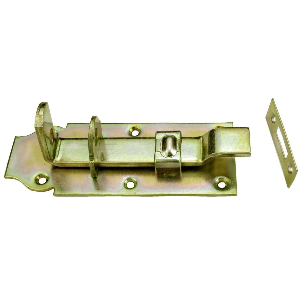 Connex Schloßriegel gekröpft 50 x 120 mm verzinkt gelb