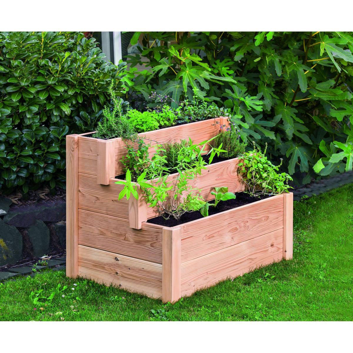 Stufenhochbeet Typ 538 Douglasie unbehandelt