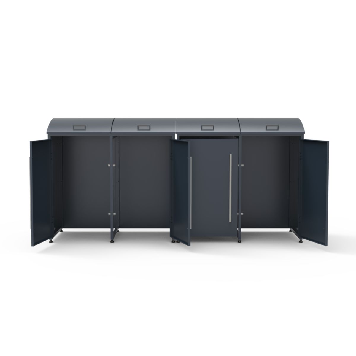 Westmann Mülltonnenbox Moderna 4 4x 240 L 83x278x135 cm Bild 4