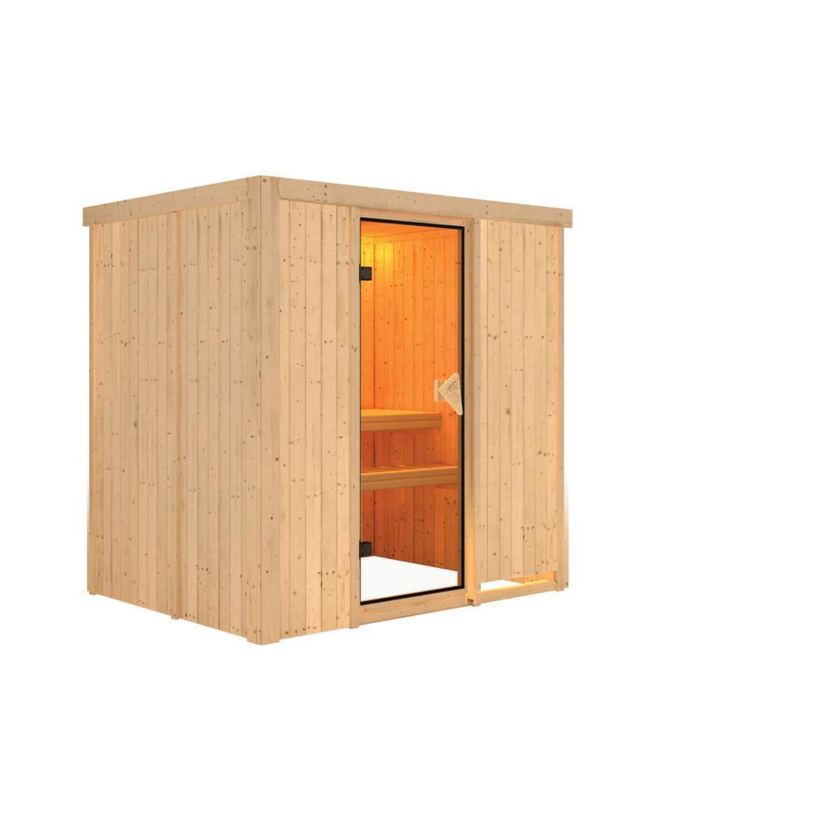 Karibu Bodin Fronteinstieg ohne Ofen kein Kranz Klarglastür Bild 7