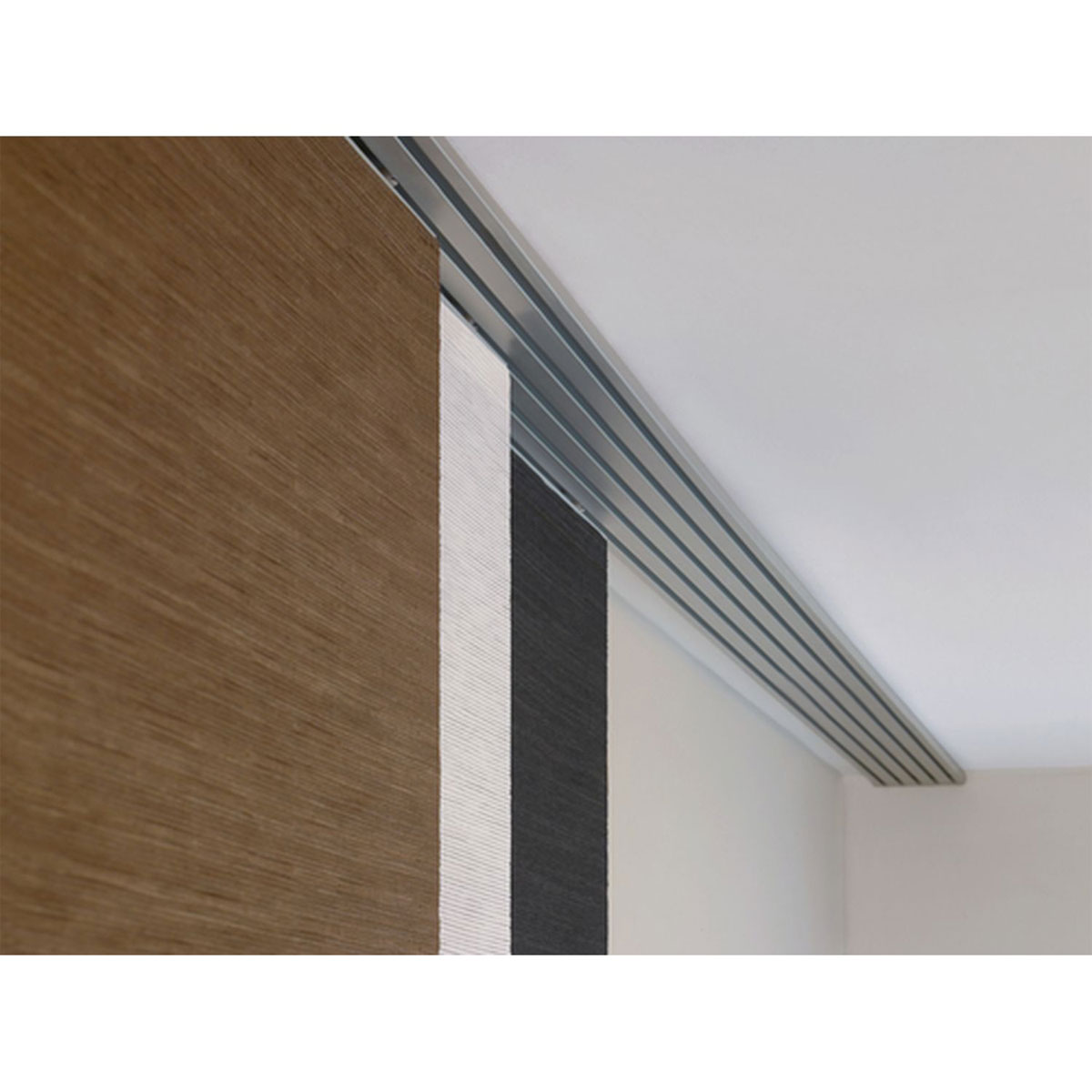 Gardinia Flächenvorhang 60 x 245 cm Natur-optik Dekor teak Bild 4