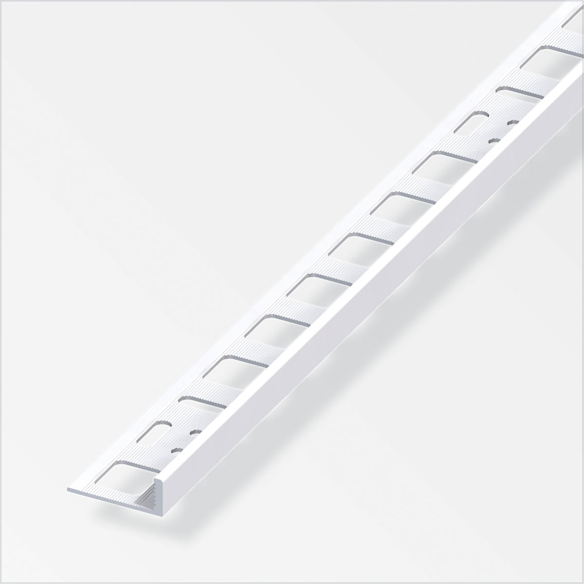 Fundamo Winkelprofil 12,5/21 mm 2,5m PVC weiß Bild 1