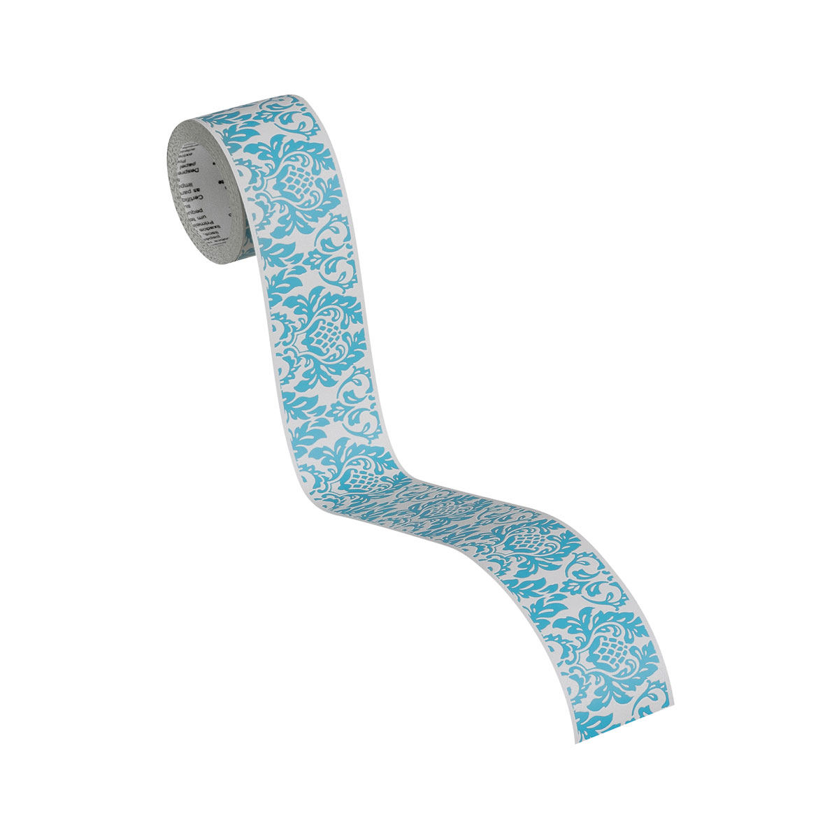 Selbstklebende-Borte Ornamentgrau-türkiesu 5 m Bild 2