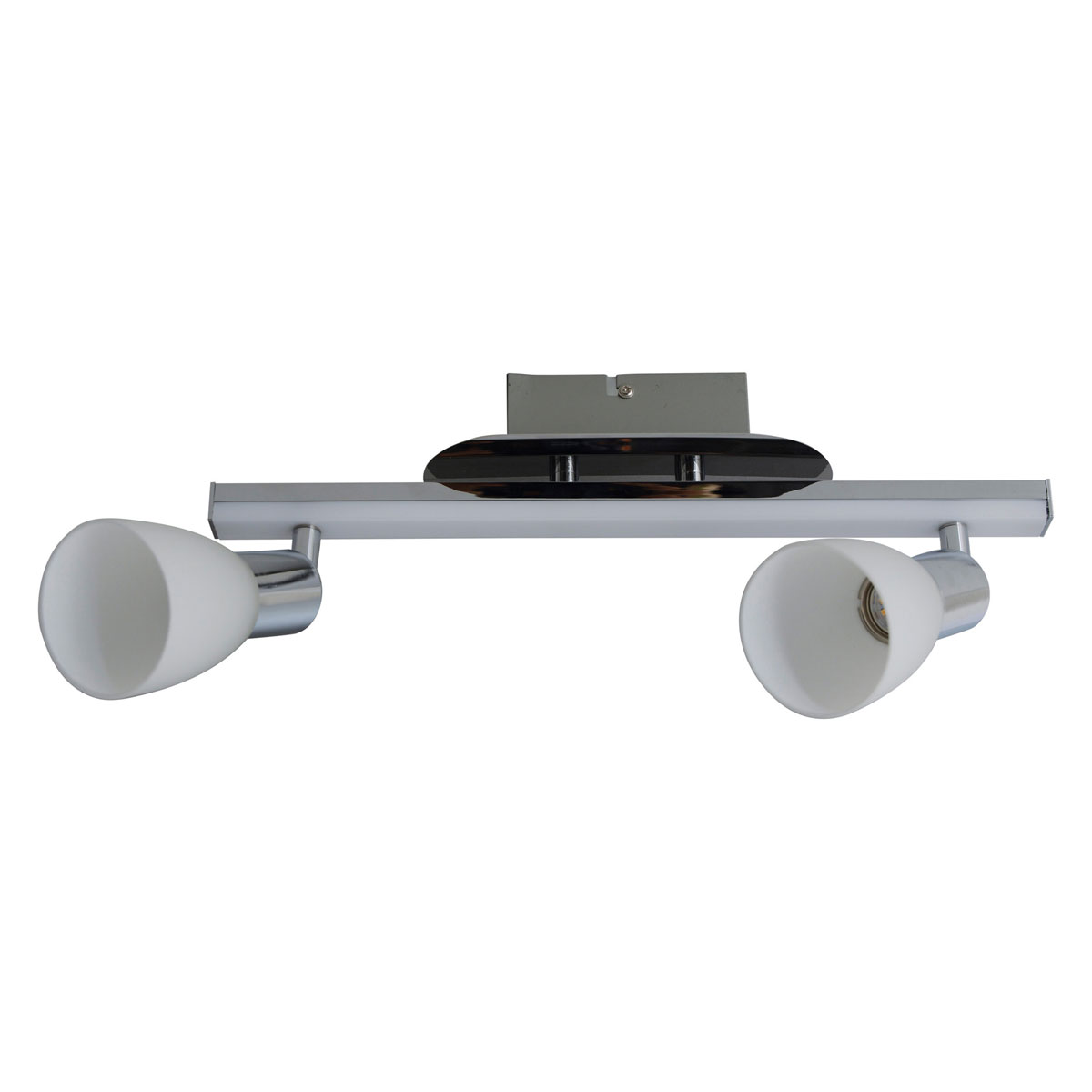 Naeve LED DL Ibiza Metall/Glas/KSchrome LxBxH: 39x8x22cm Bild 1