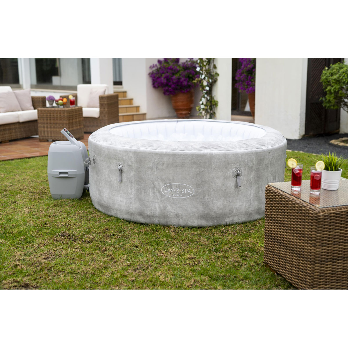 Bestway LAY-Z-SPA ECO-Whirlpool Zurich AirJet Durchmesser 180 x 66 cm Bild 5
