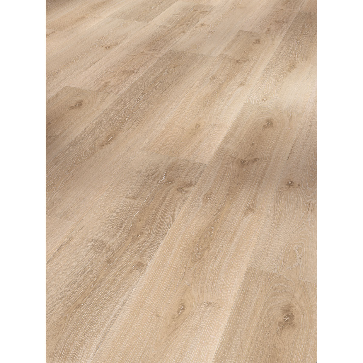 Parador Vinylboden „Basic 30“, Eiche Royal hell gekälkt, Holzstruktur, 21,6x120,7 cm