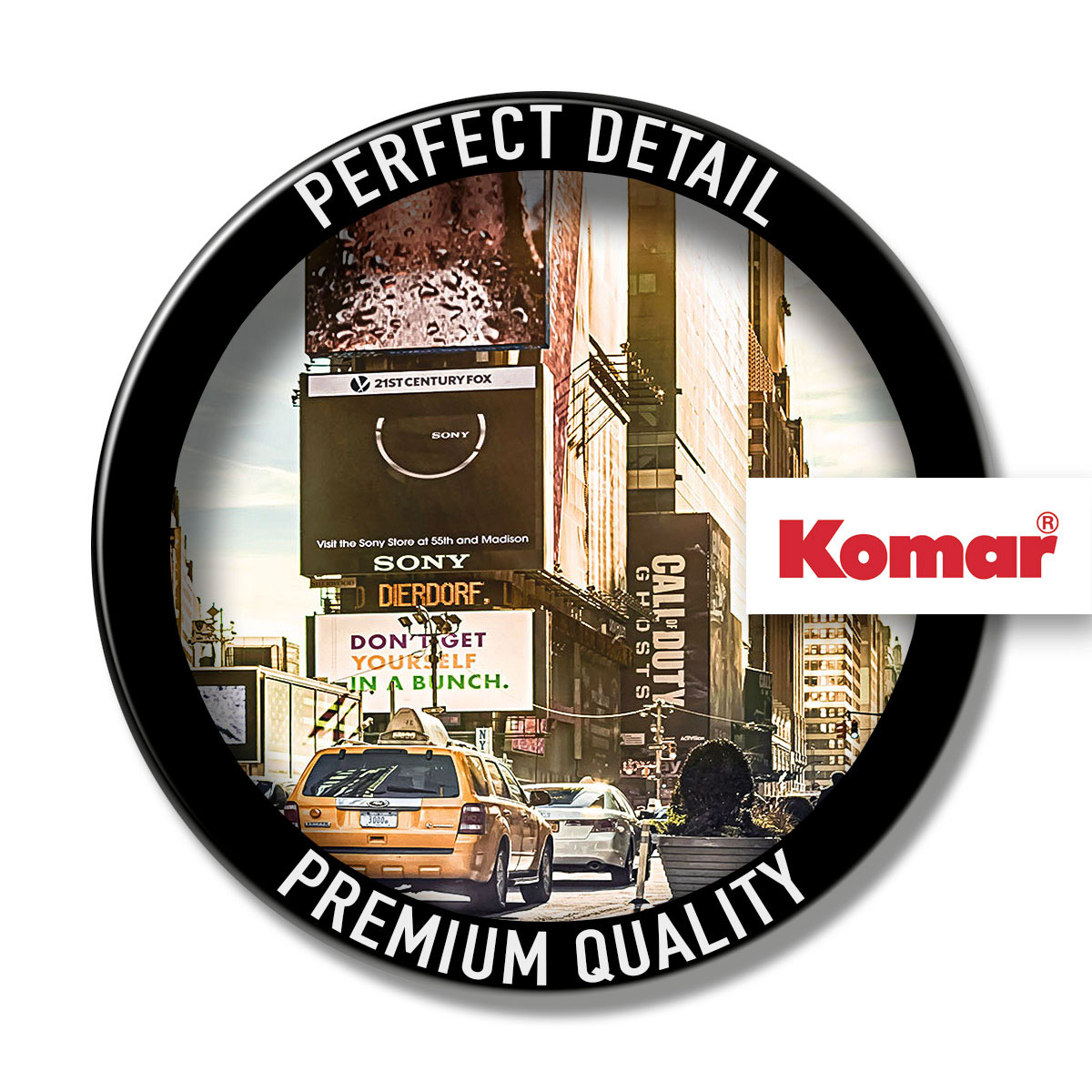 Komar  Vlies Fototapete Times Square 300x250 cm Bild 4