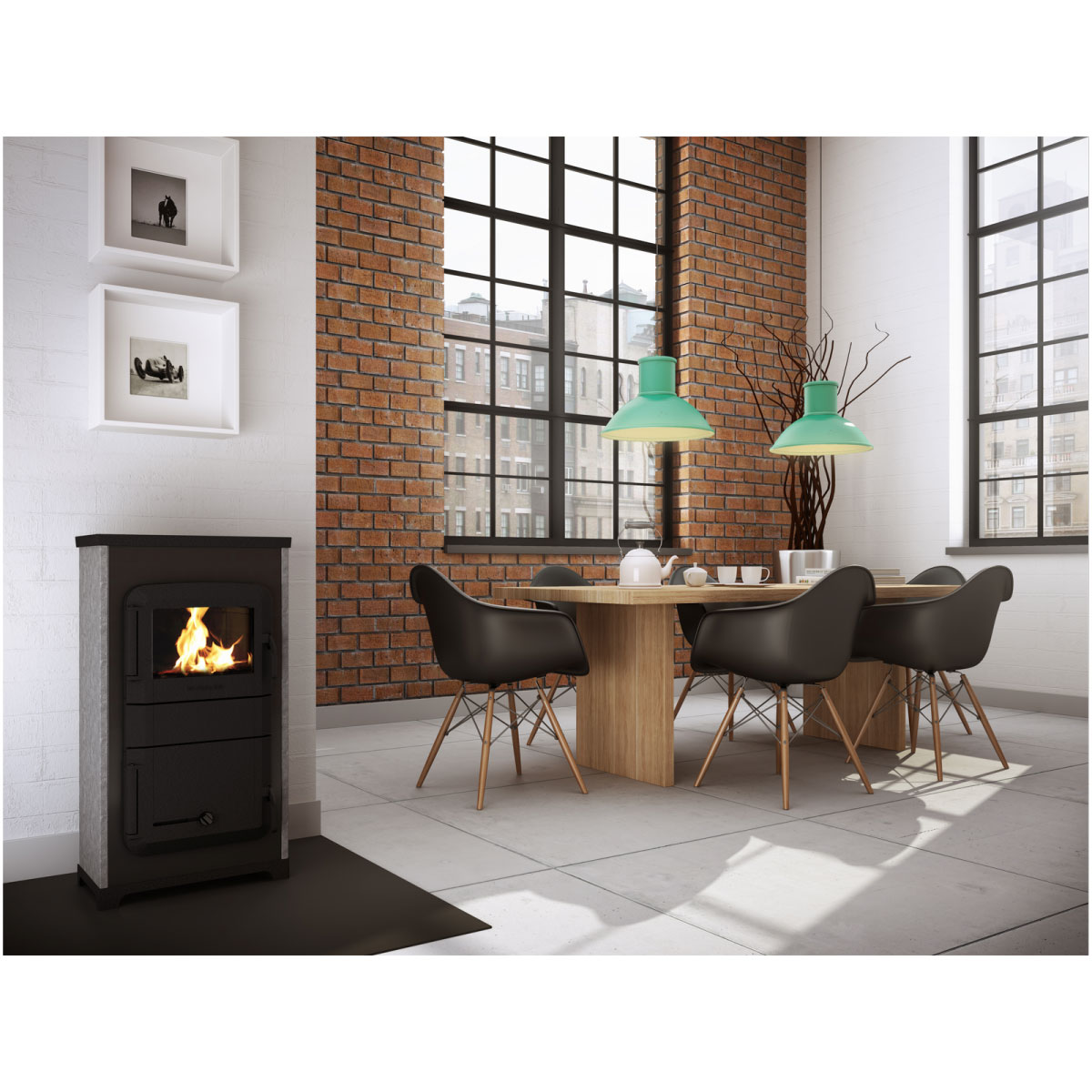 Raumheizer RH Deluxe Automatik 8 KWmit Dauerbrand-u. Automatikfunktion