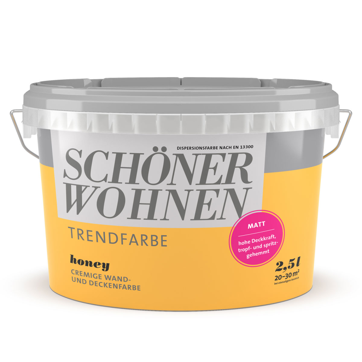 Schöner Wohnen Farbe Trendfarbe Honey Matt 2,5 L Bild 1