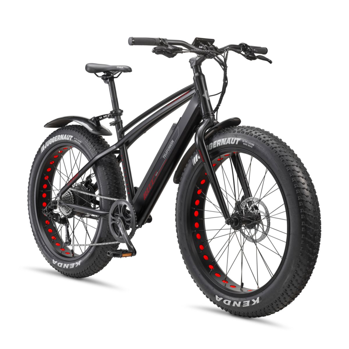 Telefunken E-Fatbike FM350 26" Schwarz