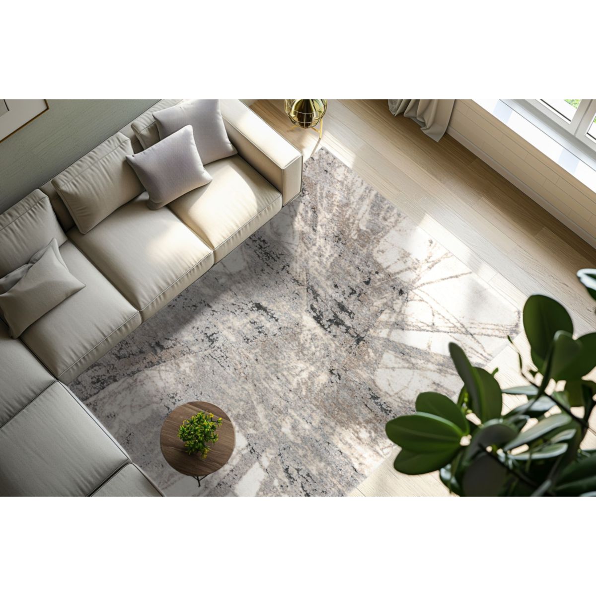 Firenze 485 Grau 60cm x 110cm Bild 4