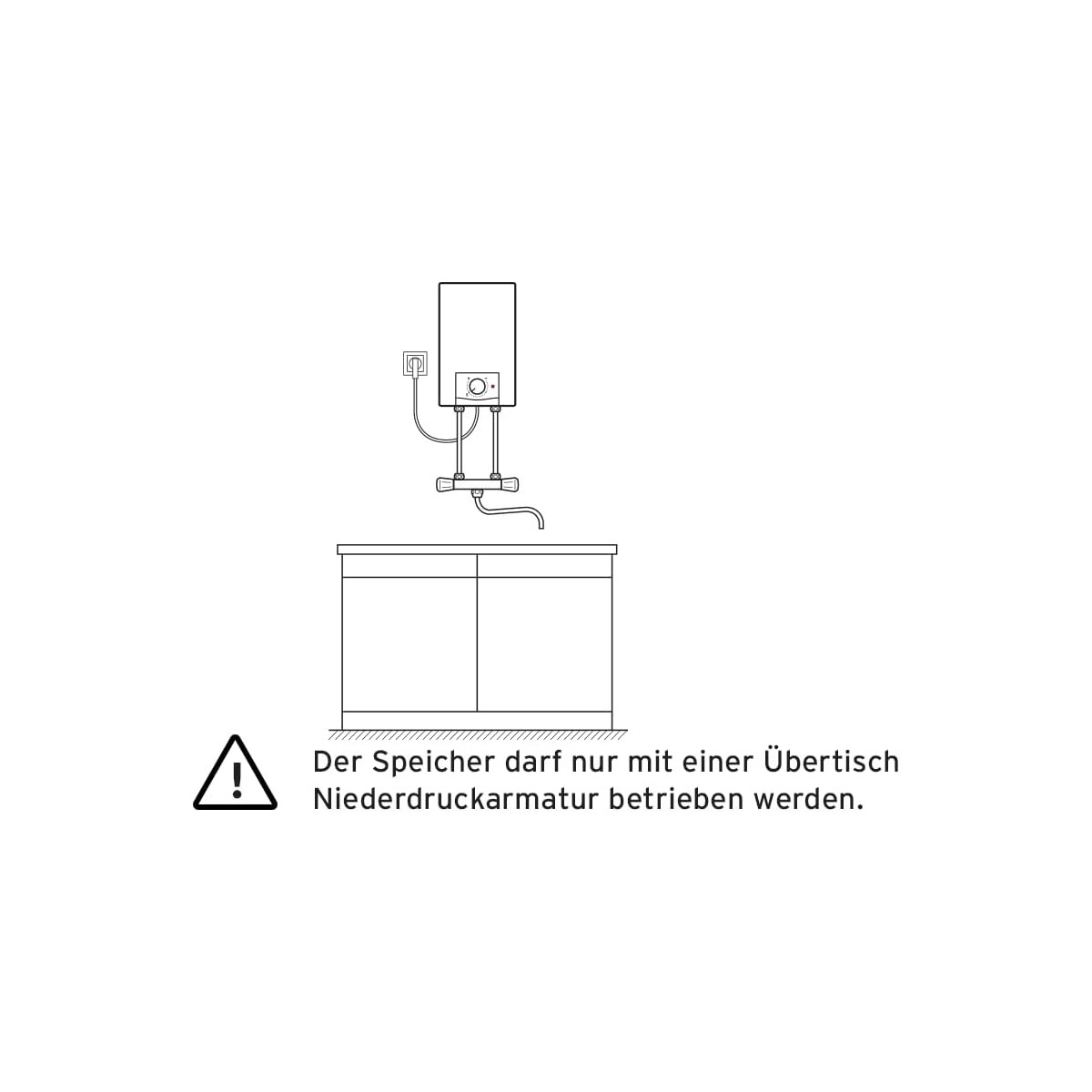 Vaillant Obertischspeicher VEN 5/7-5 O drucklos 5 Liter  Bild 6