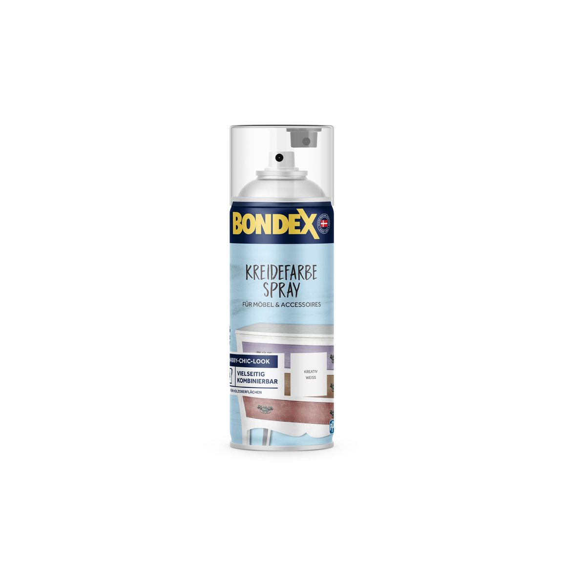 Bondex Kreidefarbe Spray Kreativ weiß 400 ml
