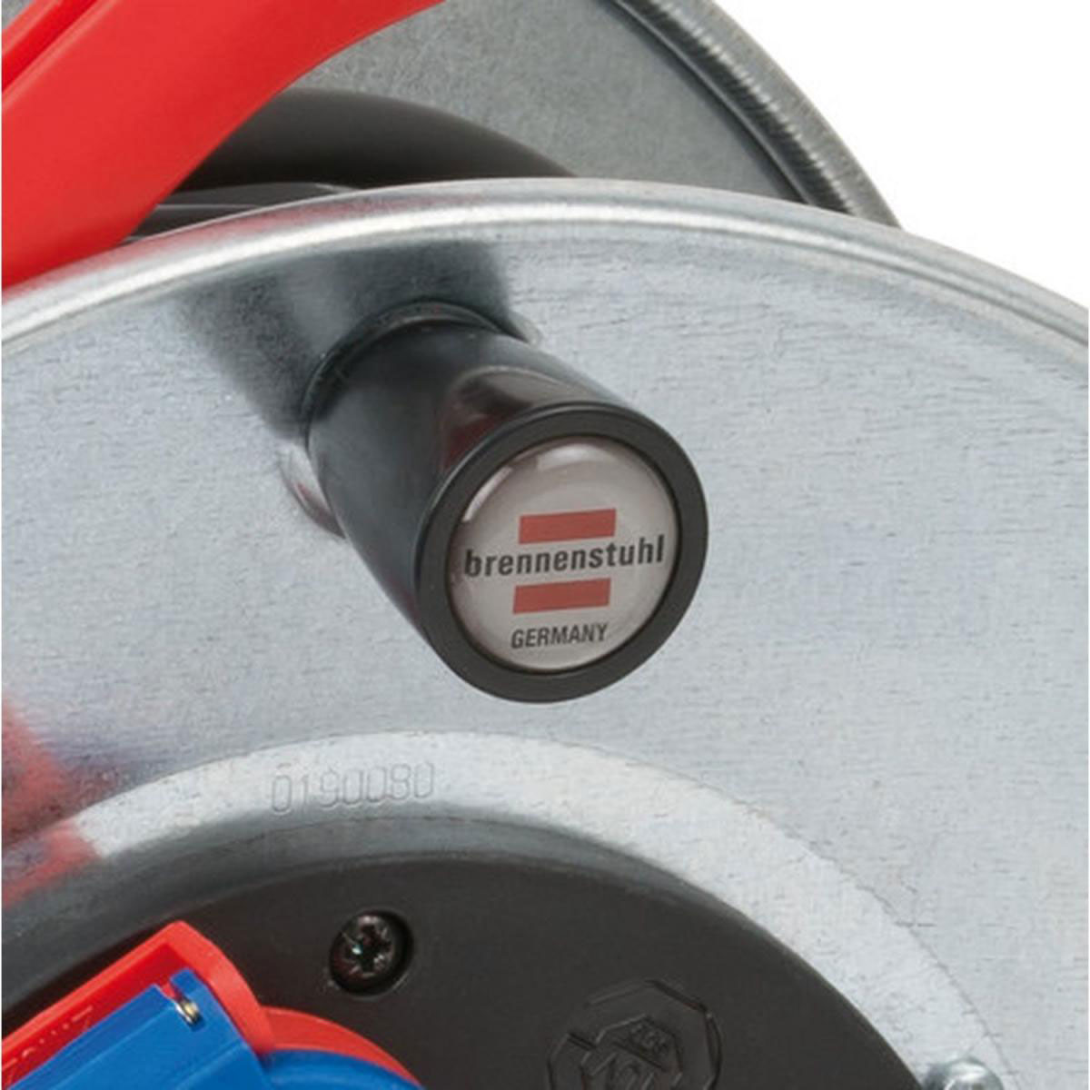 Brennenstuhl Kabeltrommel Garant S 25 m Stahlblech silber Bild 2