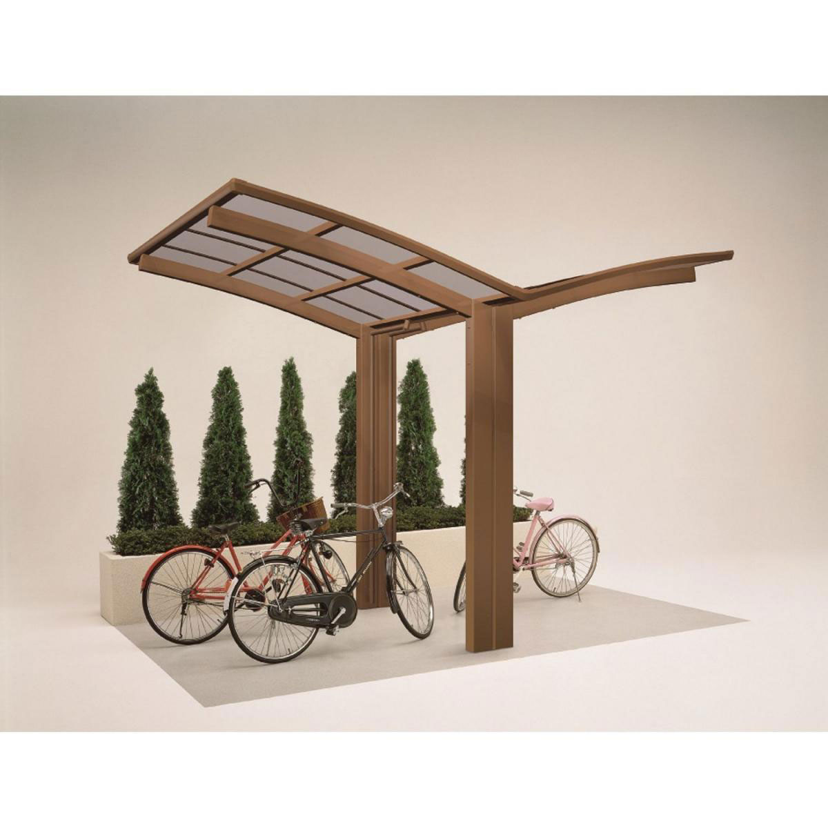 Ximax Carport Alu Portoforte 60 Mini Y-Ausf.LxB2538 x 4010 mm Edelstahl-Look