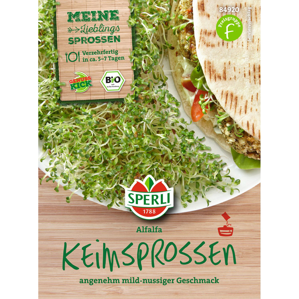 Bio-Keimsprossen Alfalfa Bild 1
