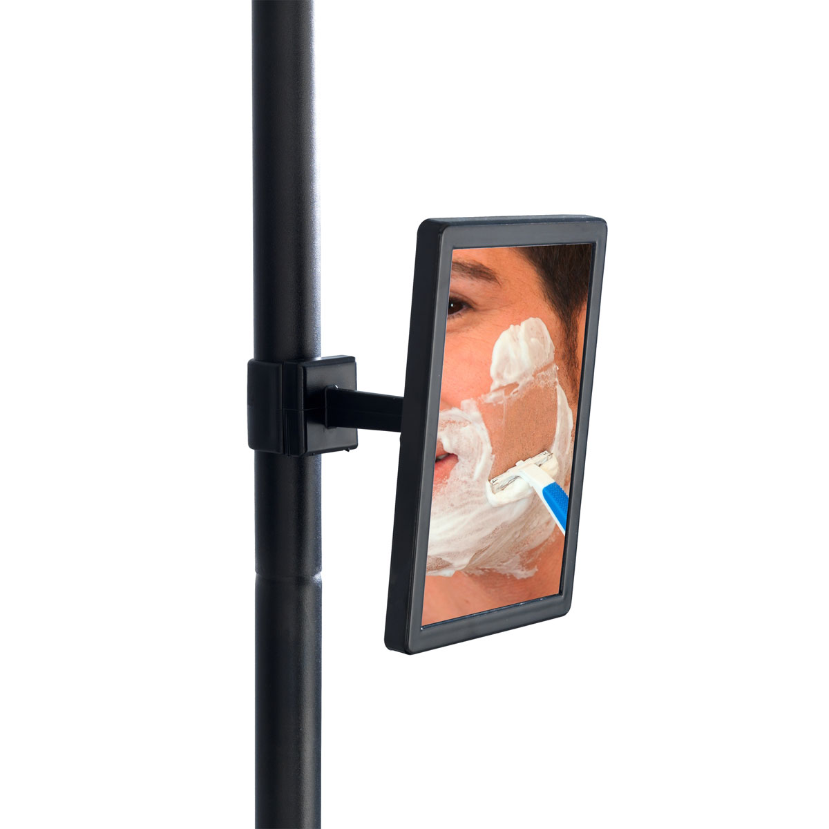 Wenko  Teleskop-Duschecke Premium Big Black Edelstahl rostfrei Bild 7