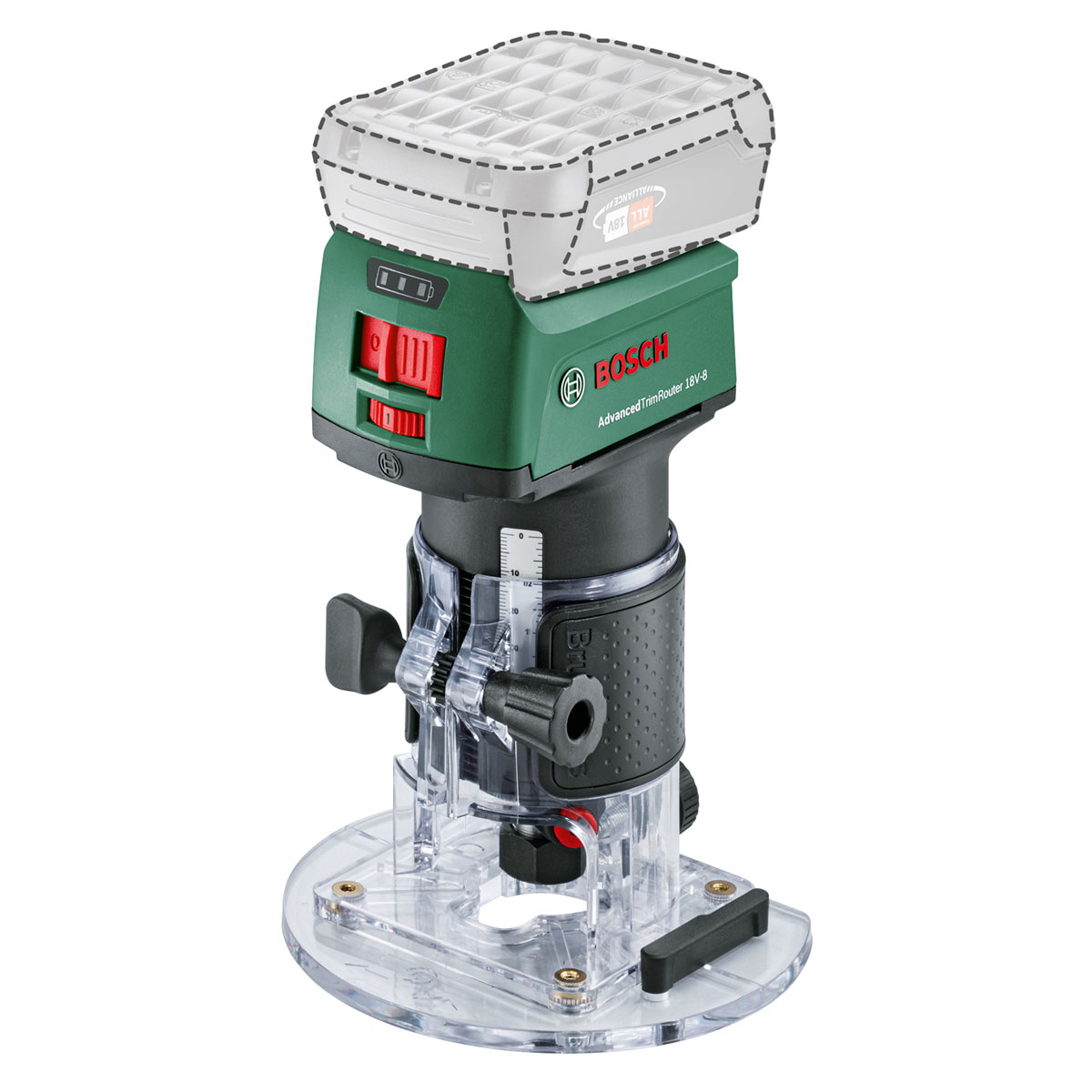 Bosch Akku- Kombifräse Advanced TrimRouter 18V-8 Bild 2
