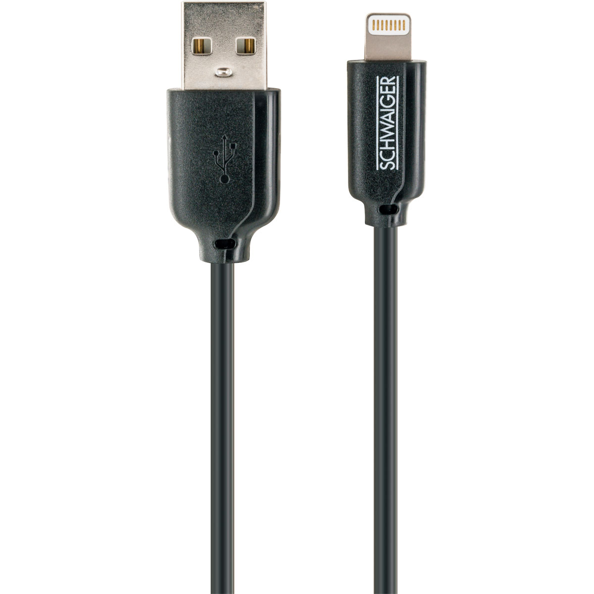 Schwaiger Sync- und Ladekabel Apple Lightning 0,5m weiß Bild 3