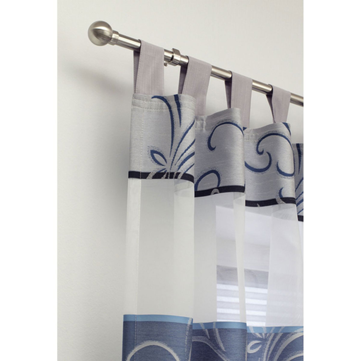 Gardinia Gardinenstange Kugel Durchmesser 16/19 mm 120-210 cm Edelstahl-optik Bild 3