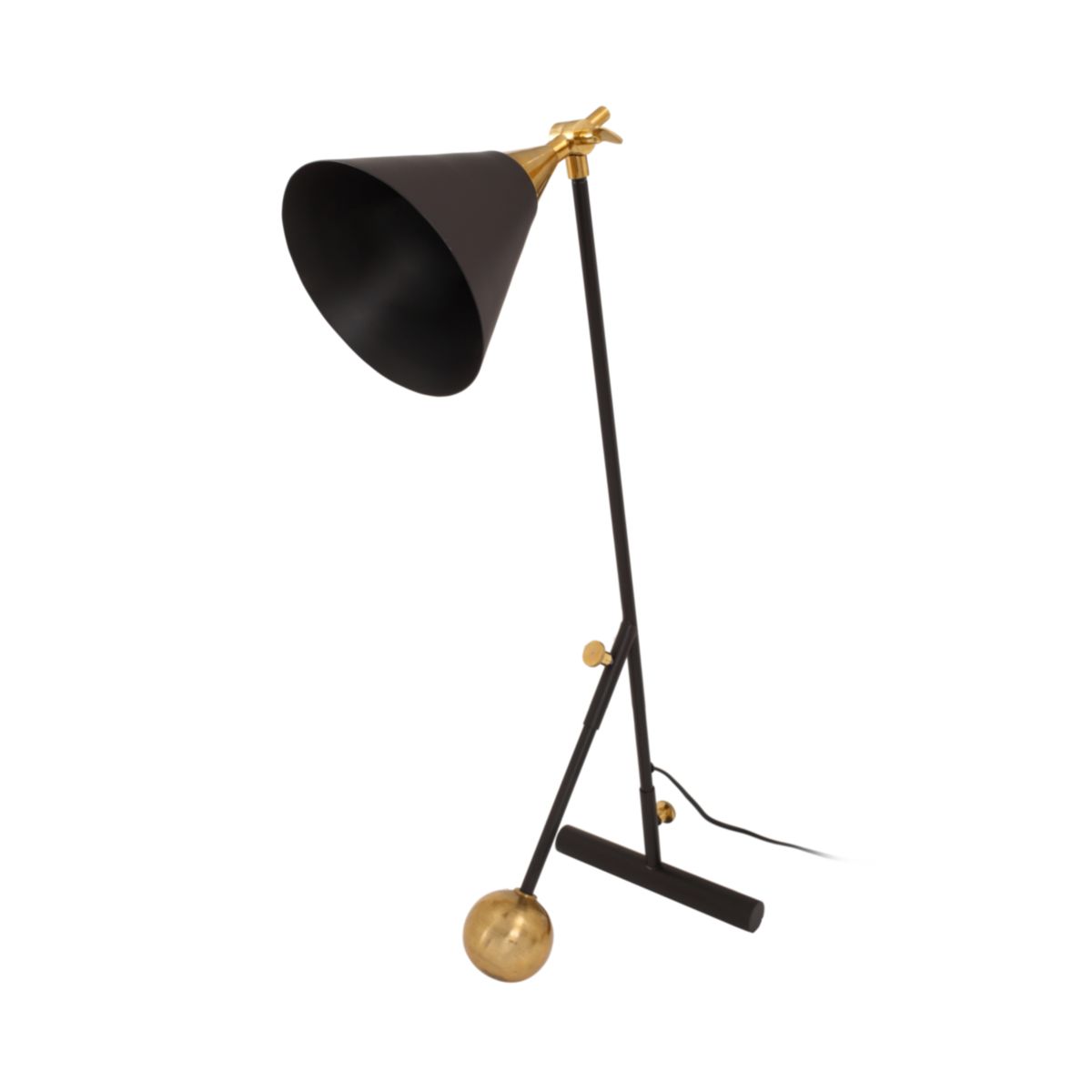 Tischlampe Celeste 225 schwarz gold