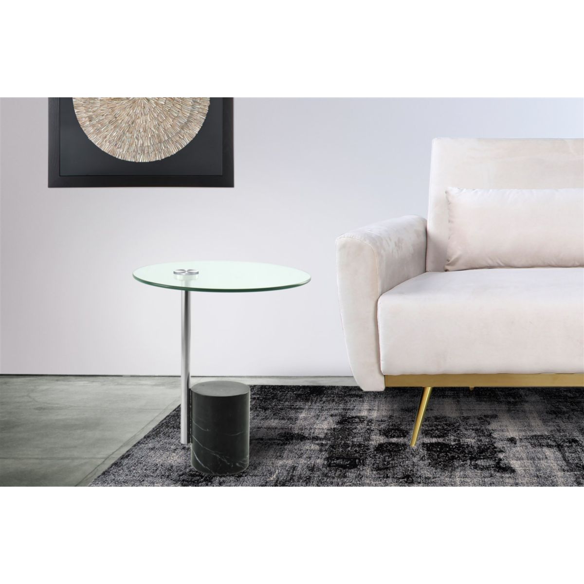 Beistelltisch rosario 525 silber schwarz Bild 3