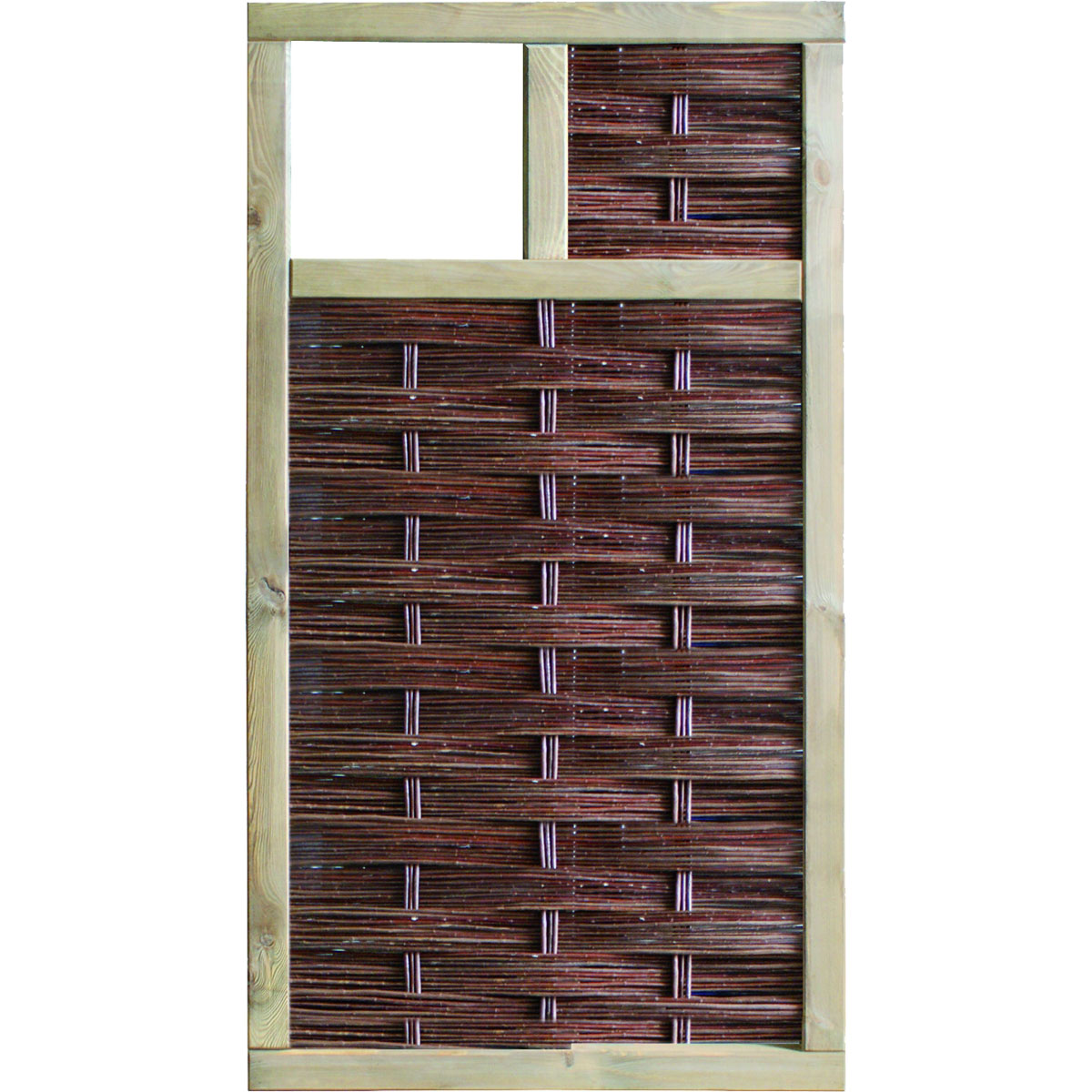 TETZNER & JENTZSCH Weidengeflechtzaun „LABO-3D“, 94 x 180 cm 