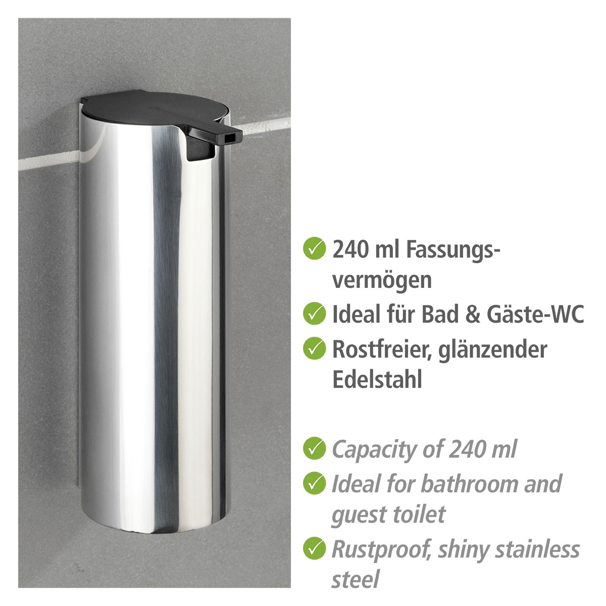 Wenko Turbo-Loc Seifenspender Detroit Bild 4