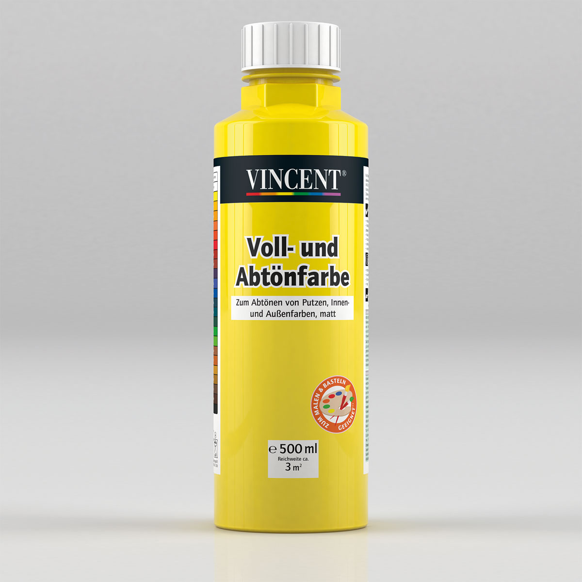 Vincent Voll- und Abtönfarbe gelb 0,5 L