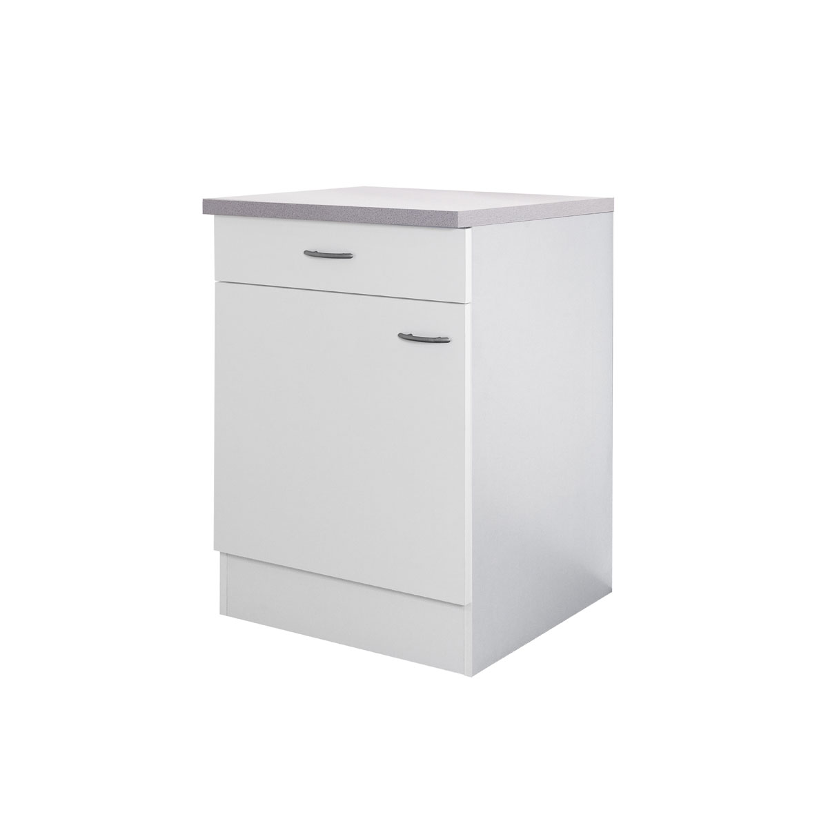 Flex-Well Küchenunterschrank „Wito“, 60x85x60 cm, weiß