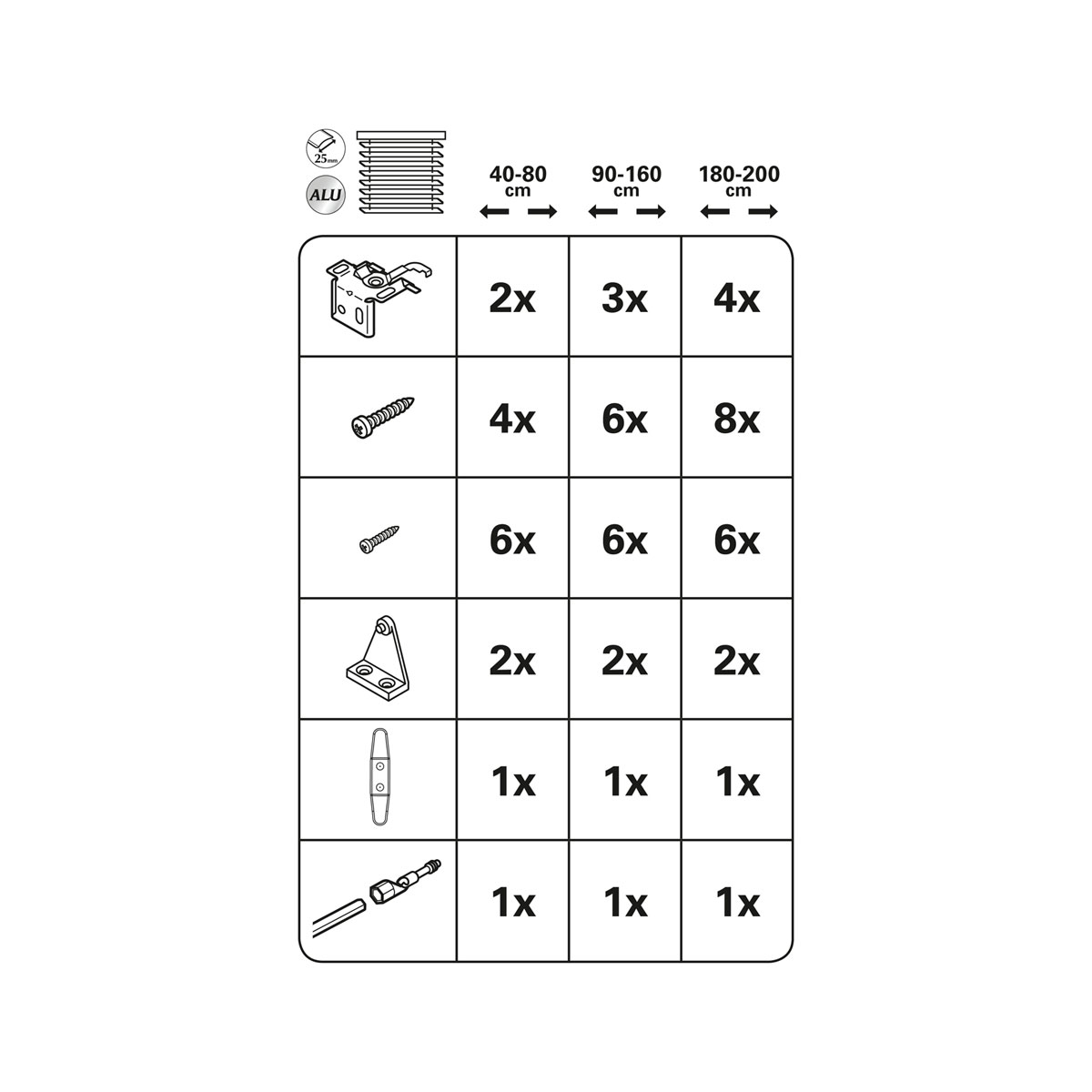 Gardinia Aluminium-Jalousie 90 x 130 cm weiß Bild 6