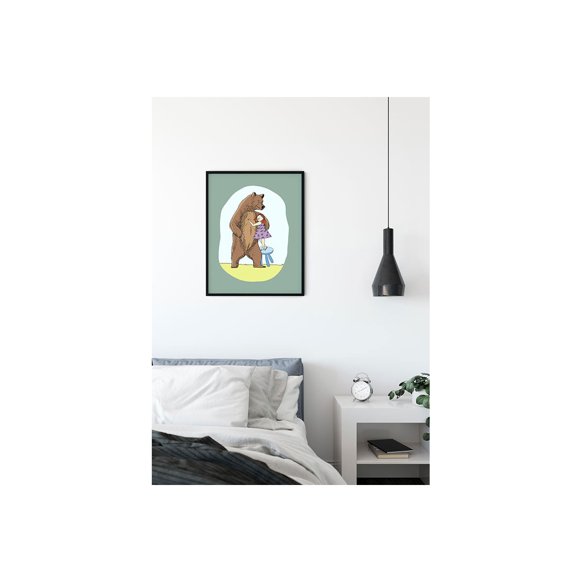 Komar  Wandbild Lili and Bear 40x50 cm Bild 3