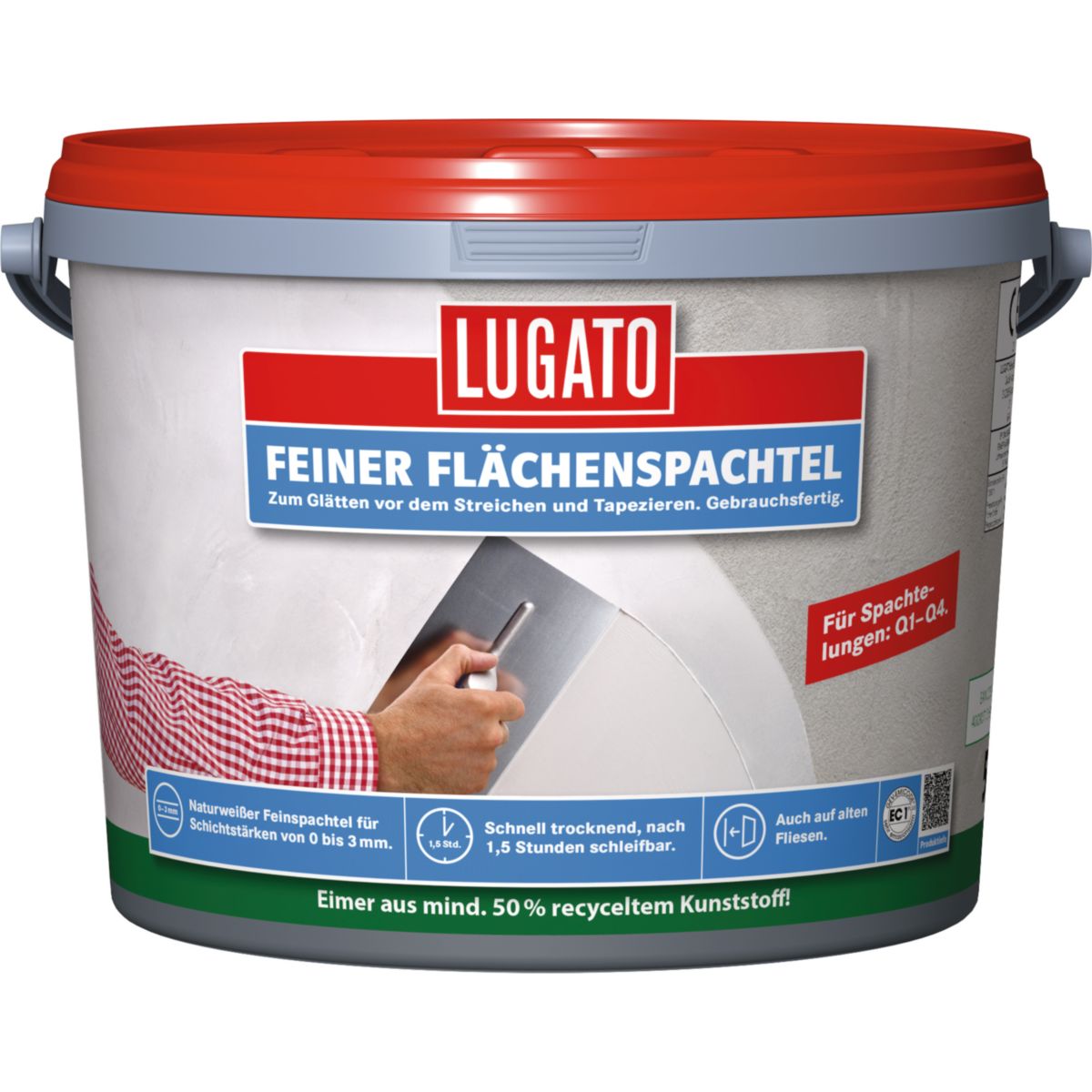 Lugato Spachtelmasse Feiner Flächenspachtel 5 kg