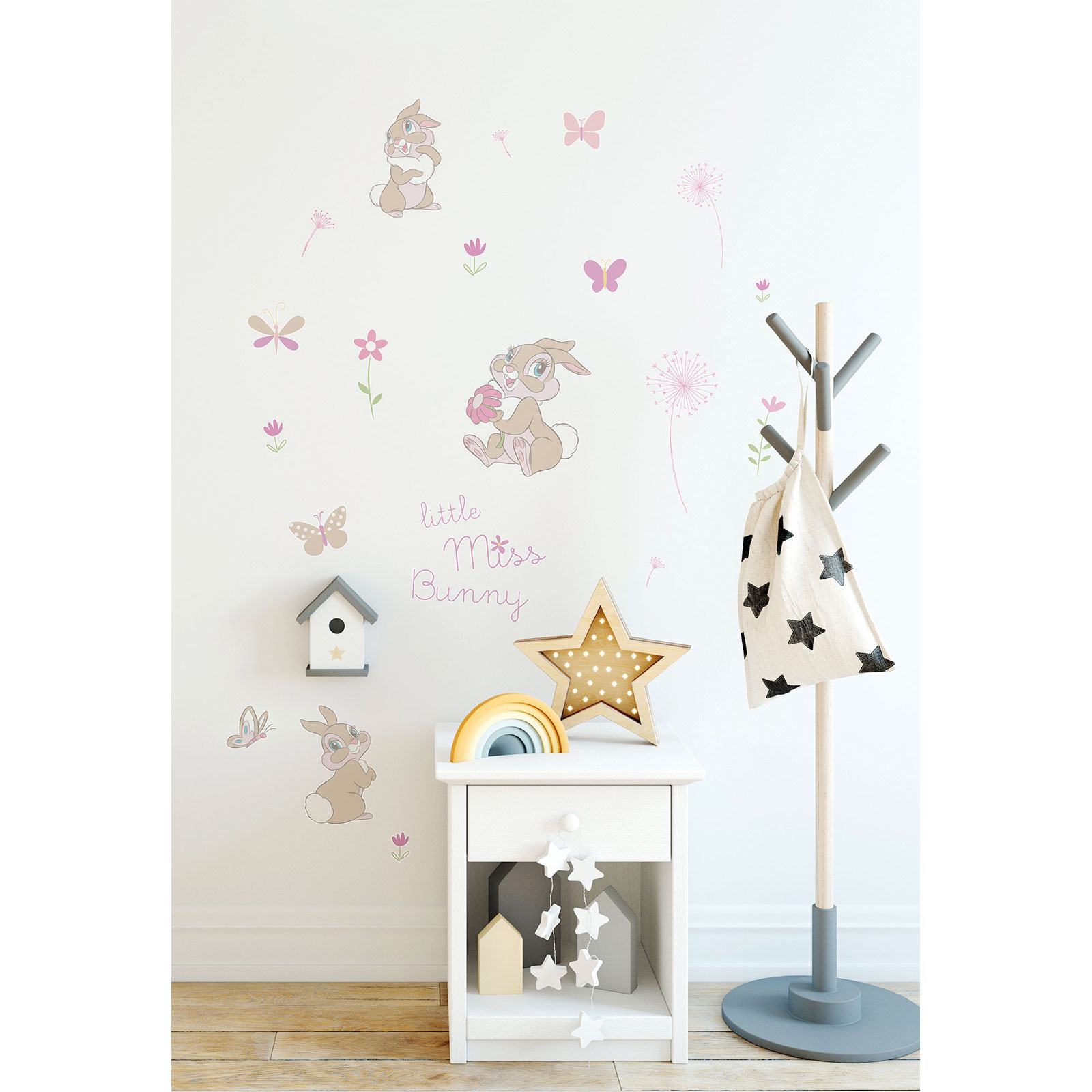 Komar  Wandtattoo Little Miss Bunny 50x70 cm