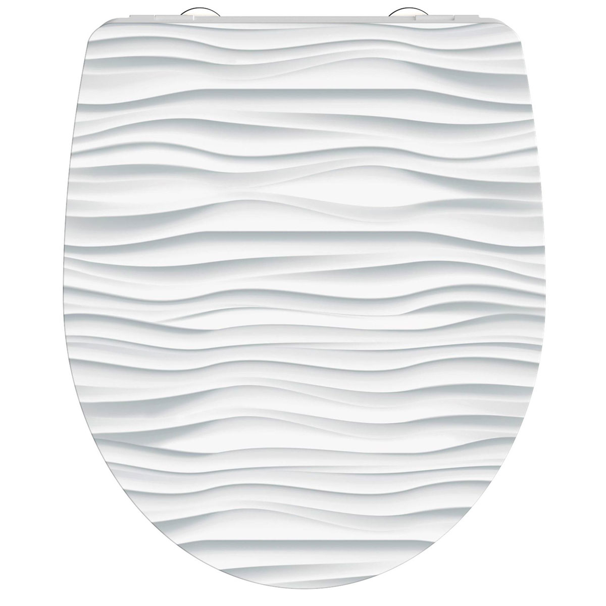Schütte Duroplast HG WC-Sitz WHITE WAVE mit Absenkautomatik und Schnellverschluss