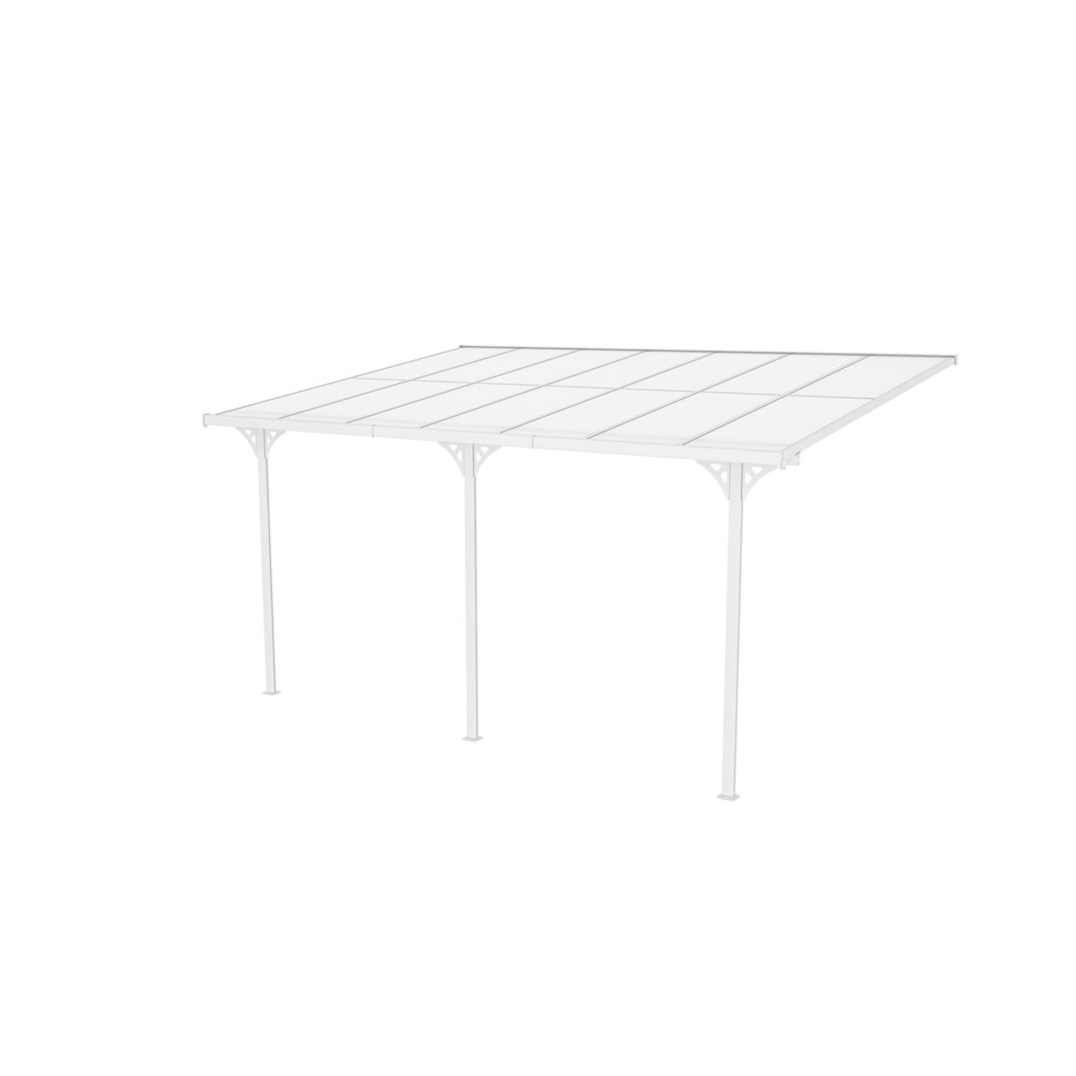 Westmann Terrassenüberdachung Bruce 435 300x435x270 cm Bild 5