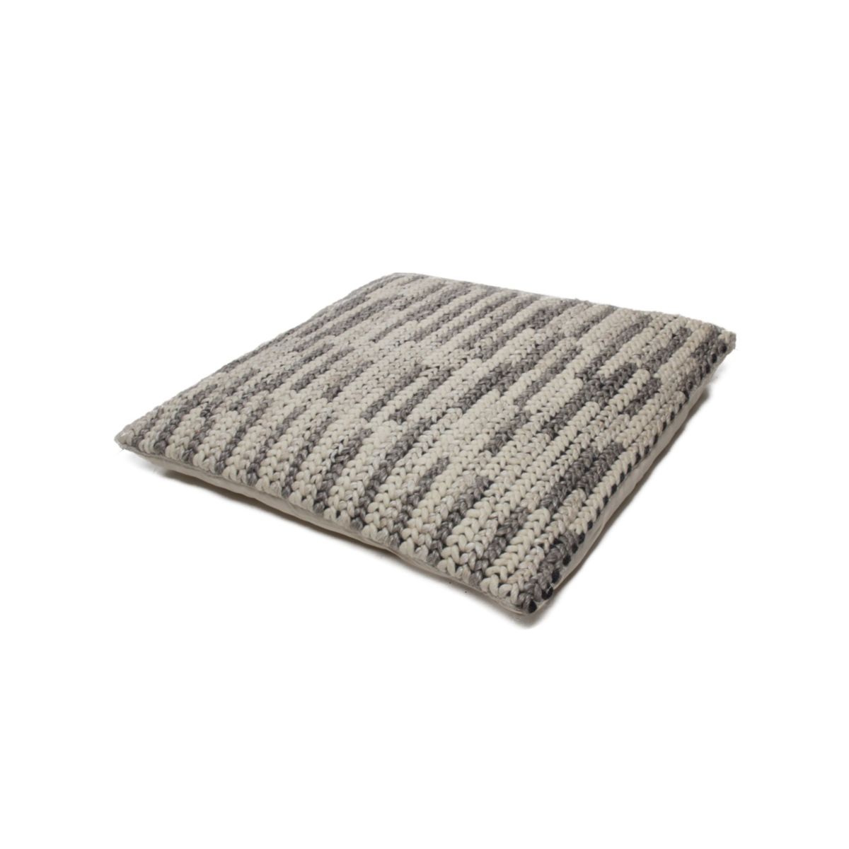 Pouf Hocker Shaun 510 grau 80x80cm Bild 2