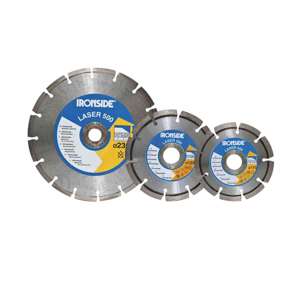 Ironside Diamanttrennscheibe und bdquoLaser 500 und ldquo 230 mm
