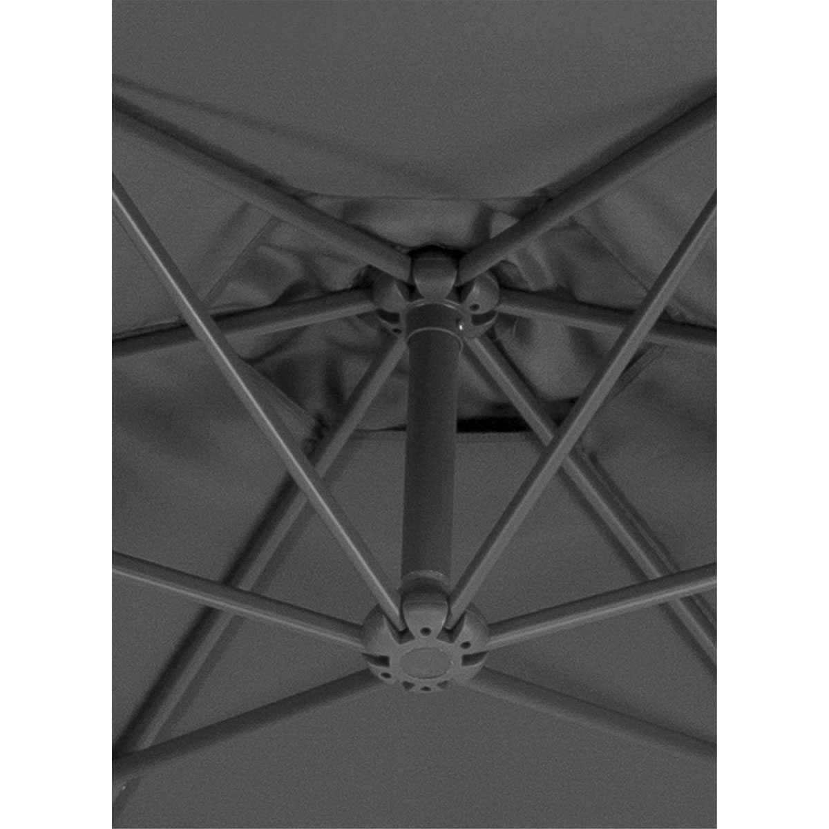 Schneider Schirme Sonnenschirm Genua Durchmesser 300 cm anthrazit Bild 7