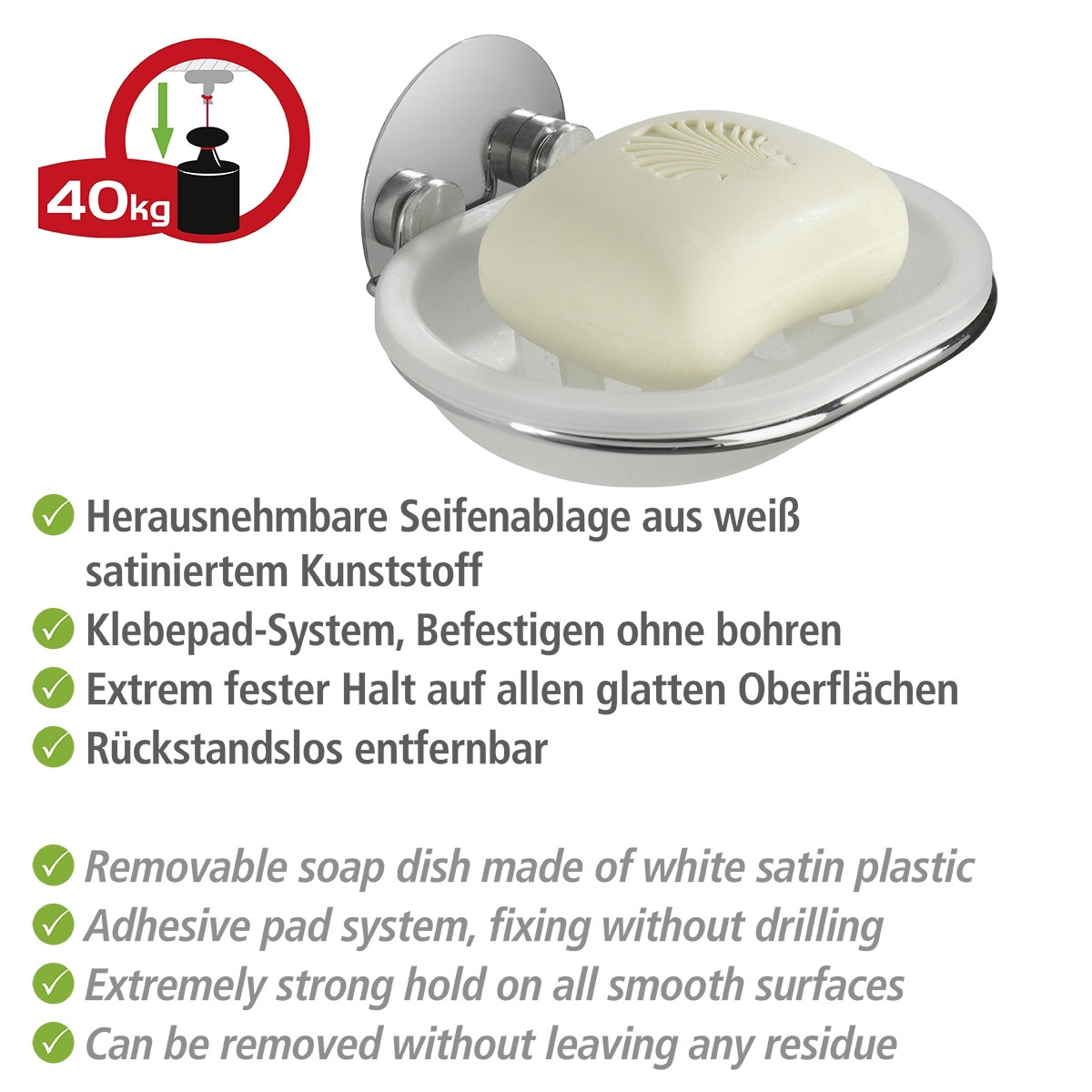 Wenko Turbo-Loc Seifenablage Bild 3