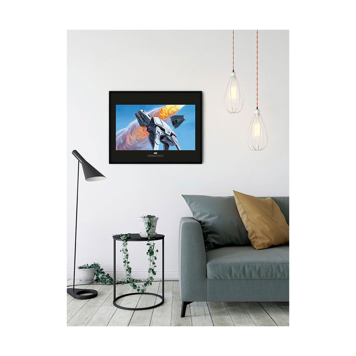 Komar  Wandbild Star Wars Classic Hoth Battle AT-AT 40x30 cm Bild 3