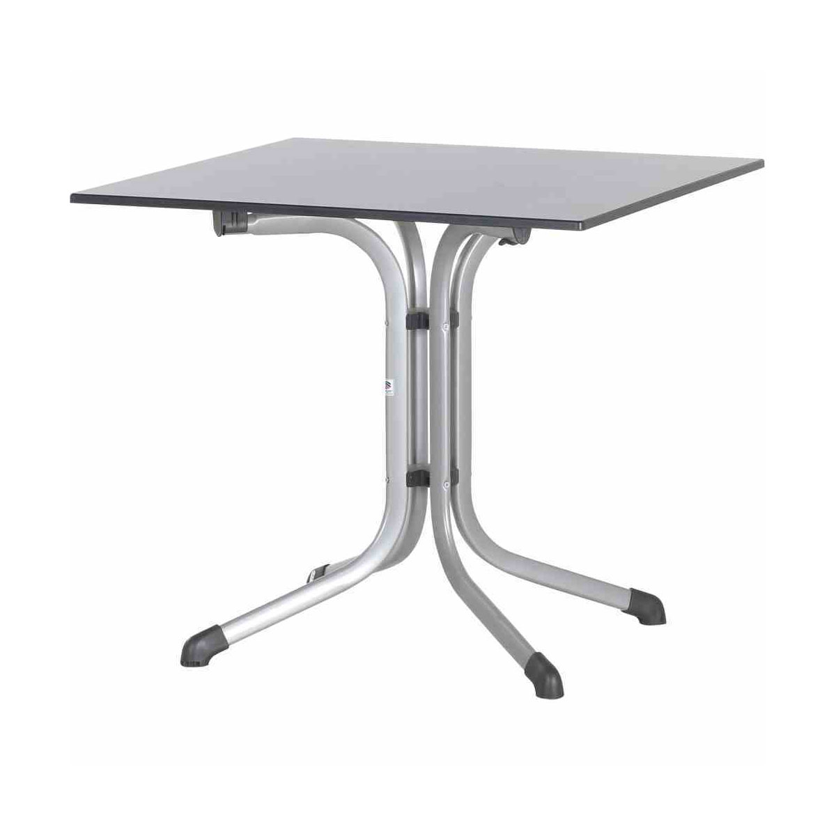 Sieger Klapptisch Vivodur 80 x 80 cm graphit/anthrazit Bild 1