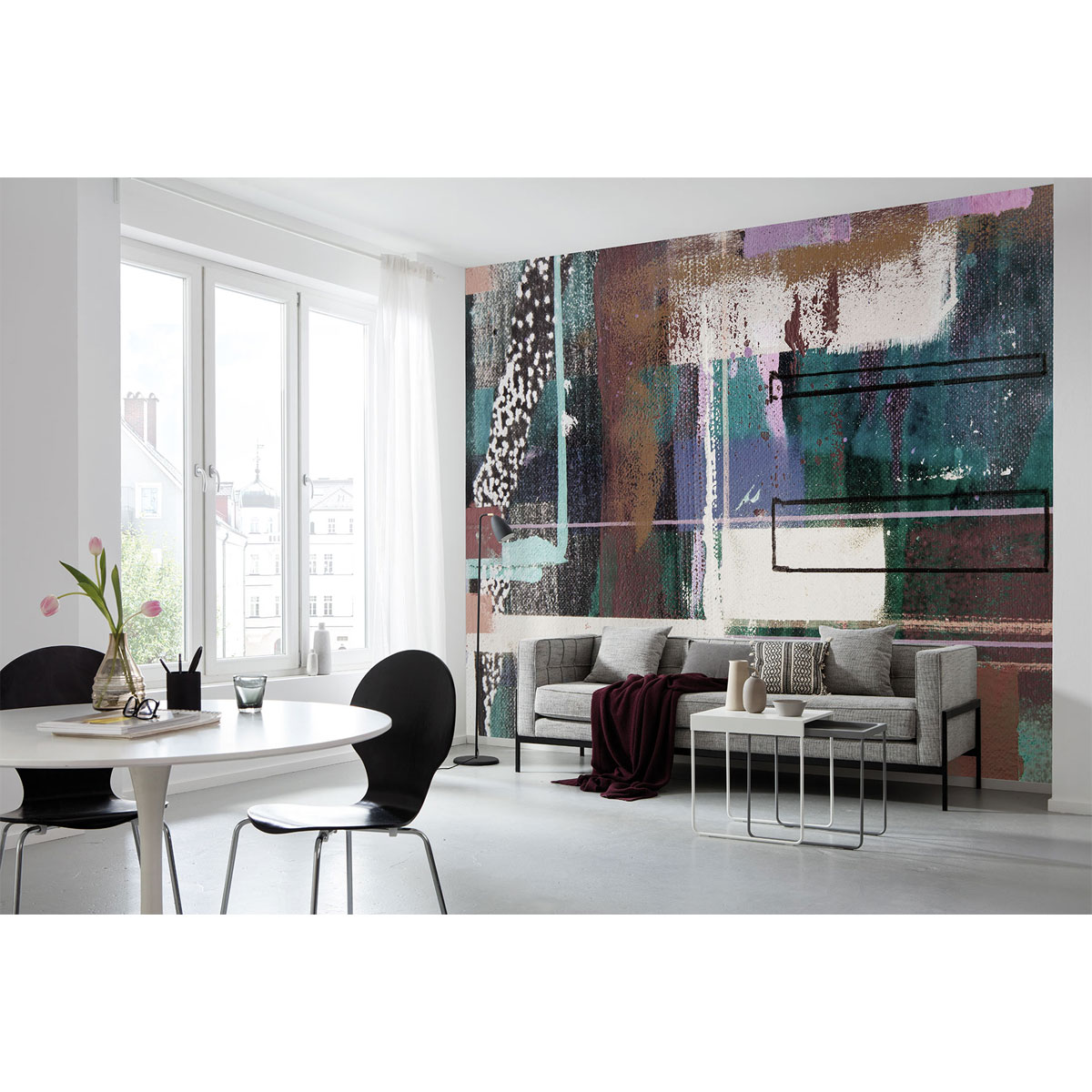 Komar  Vlies Fototapete Liquids Dripping 500x280 cm