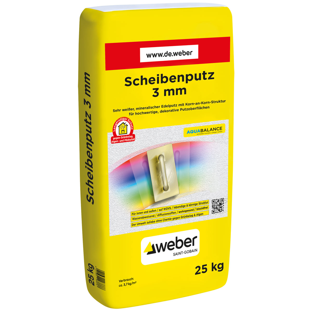 Weber  Scheibenputz 3 mm 25 kg