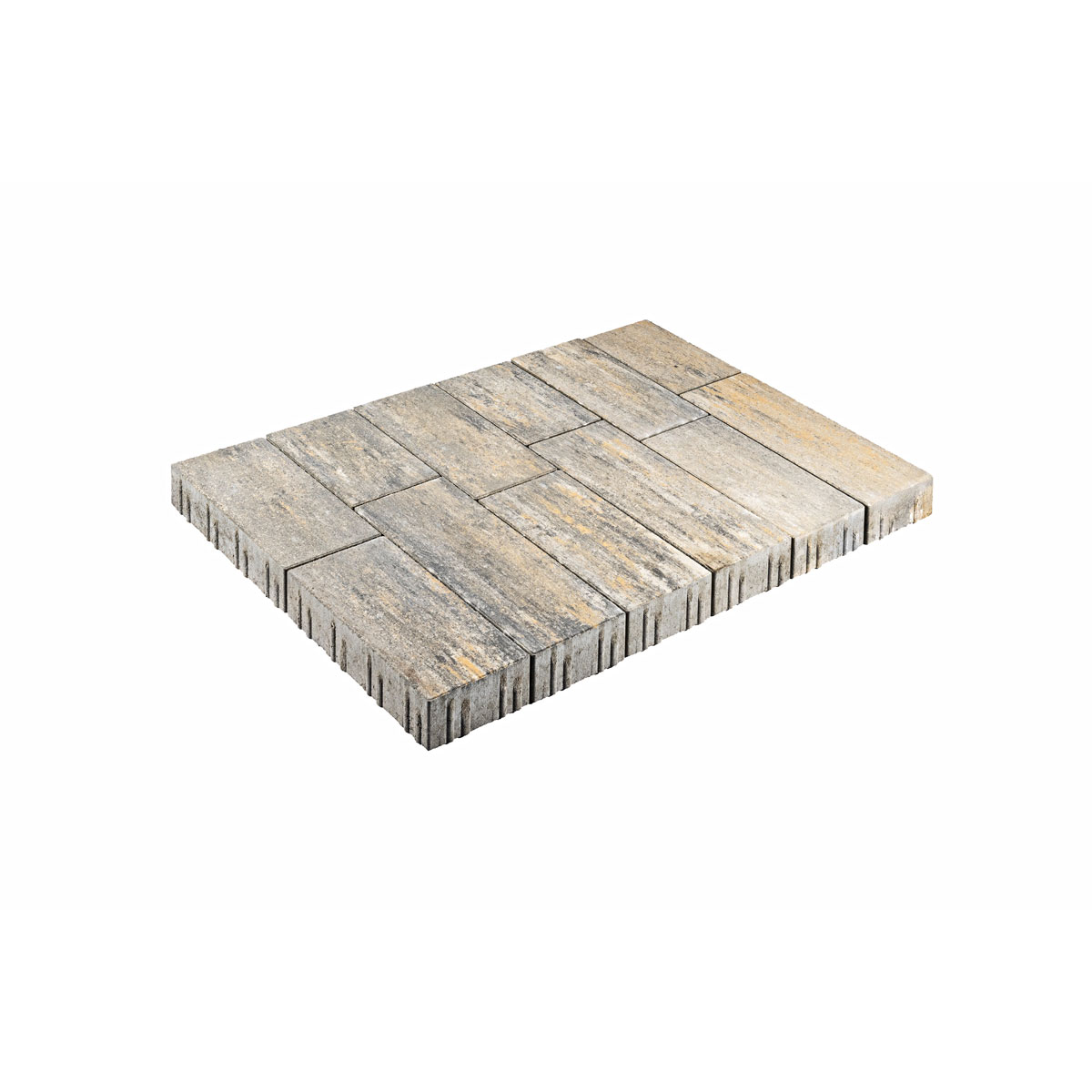 Lusit  Gestaltungspflaster Crescendo Light grau-anthrazit-melange 3 Formate Bild 1