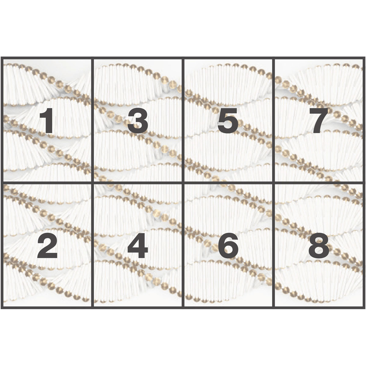 Komar  Papier Fototapete Twist 368x254 cm Bild 3