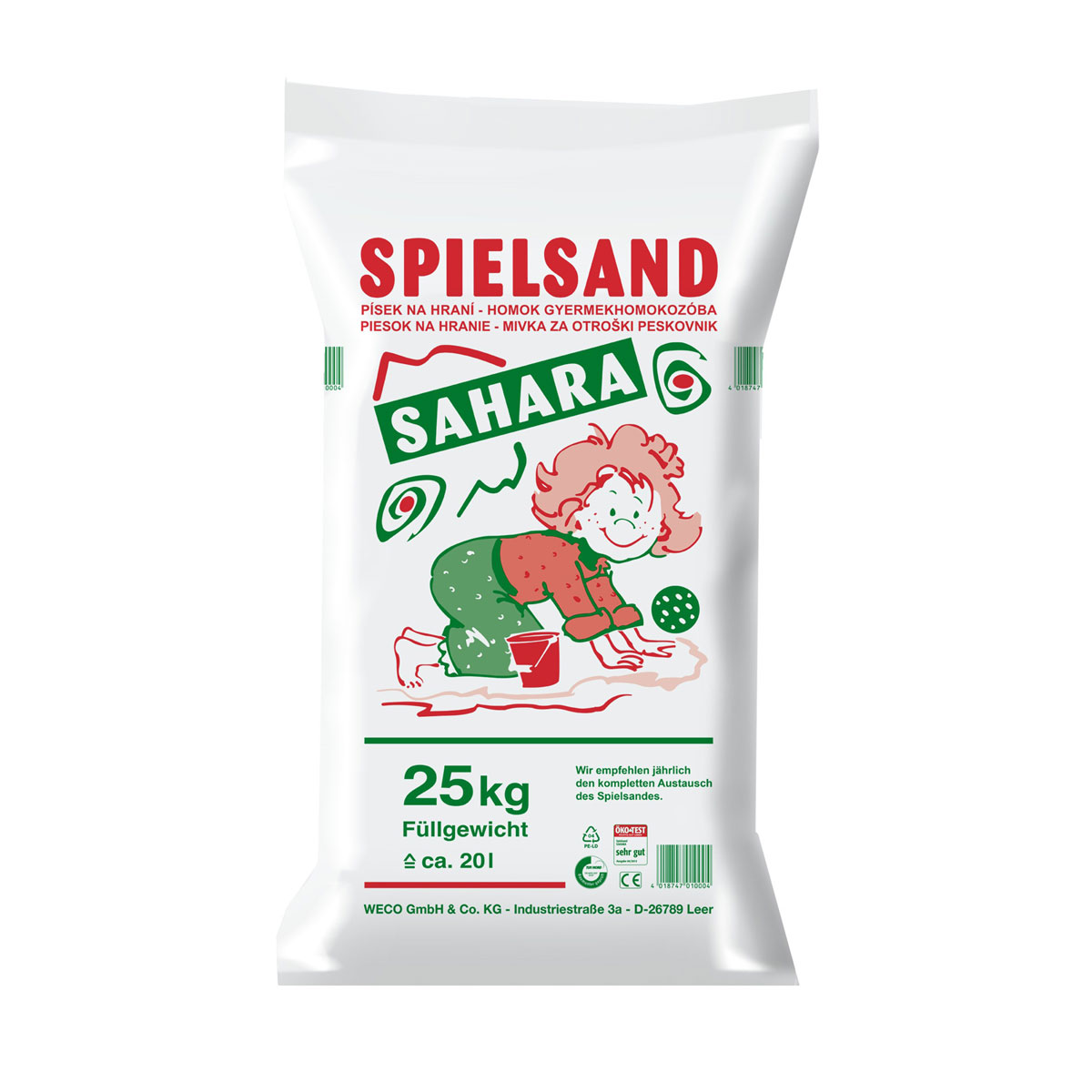 Spielsand Sahara 25 kg