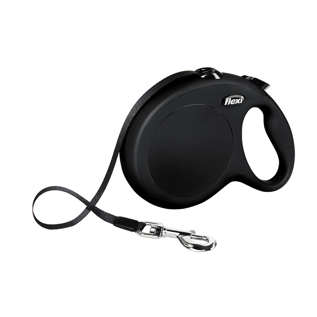 Flexi  Gurt-Leine New Classic schwarz L 8m