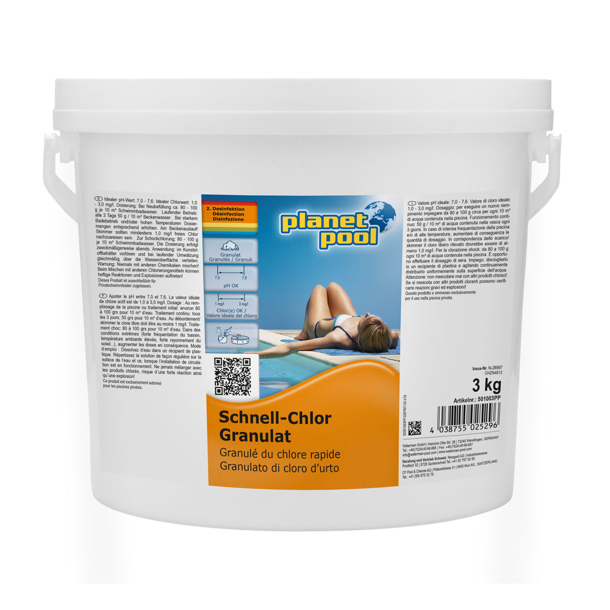 Schnell Chlor Granulat 3kg